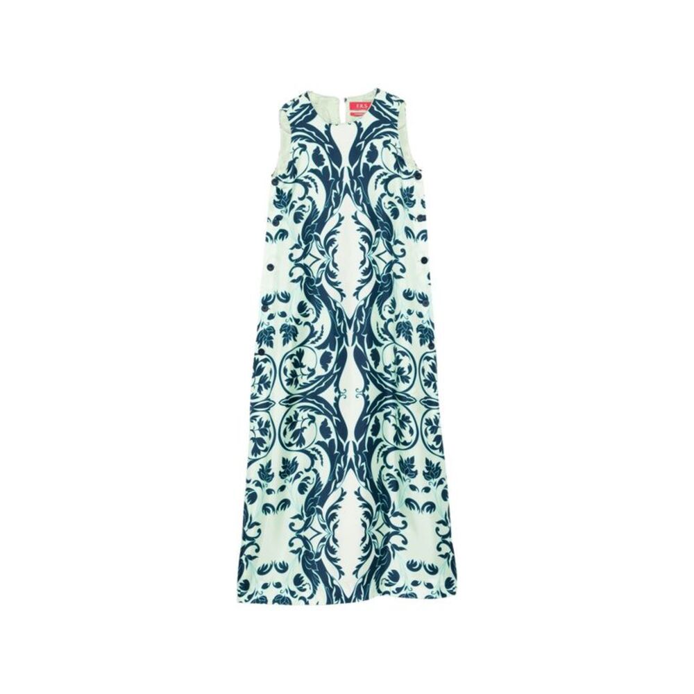 For Restless Sleepers Women Printed Silk Dress